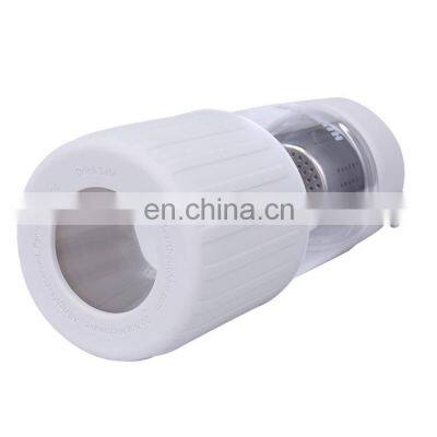 New Design 500ML Portable Borosilicate Glass Bottle With Anti-scalding Ring and Tea Filter photo-5