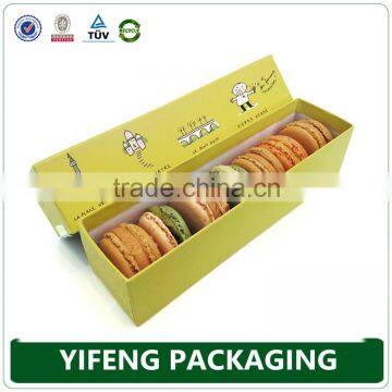 Customized macaron packaging box wholesale of 2 4 6 9 12 24 30 36 48 50 100pcs