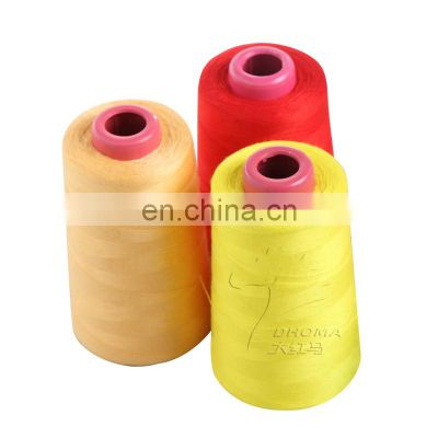 100% Spun Polyester sewing thread 40/2 with 1 kilogram per cone