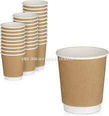 Double wall cheap paper cups 8oz eco friendly hot coffee paper cups