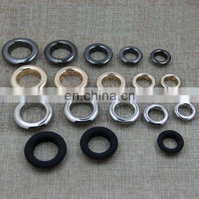 Wholesale Combined Punch Garment Round Cowboy Silver Metal Eyelet For Clothing