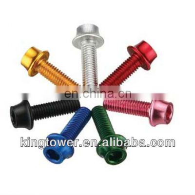 Color titanium bolt for bicycle