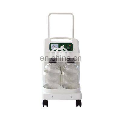 Portable Electric Surgical Suction Unit Double Jar Medical Suction Apparatus for Hospital