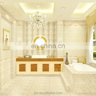 300x600 yellow 6% water absorption kitchen wall tile