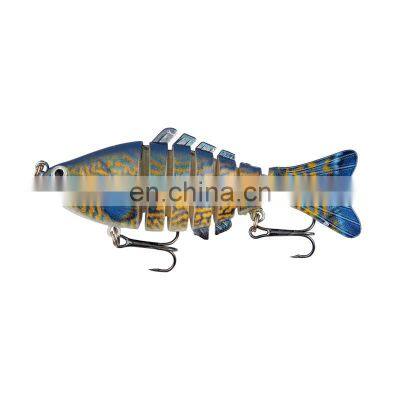 NEW Color Design 10cm 15g 7-section Multi Jointed Plastic Hard Fishing Lure for Freshwater Saltwater Fishing photo-5