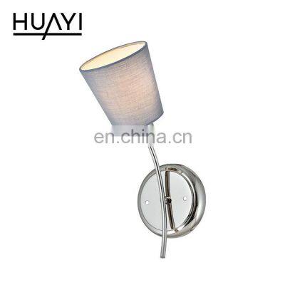 HUAYI New Arrival Iron 60w Indoor Living Room Wall Mounted Modern Decorative LED Wall Light