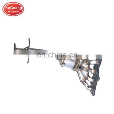 XUGUANG high quality stainless steel ceramic catalyst exhaust manifold catalytic converter for Mazda 3