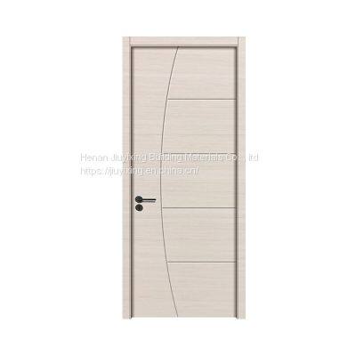 Fast delivery modern  house interior pvc film wpc door