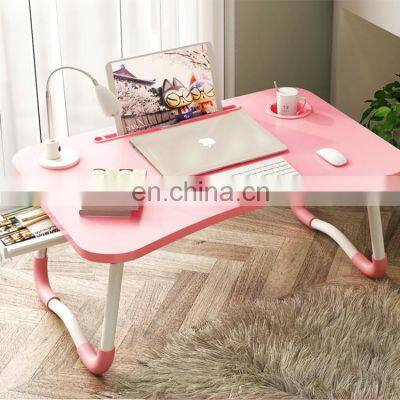 High Quality Home Simple Home Furniture Adjustable Portable Folding Bed Computer Laptop Small Desk Table photo-5