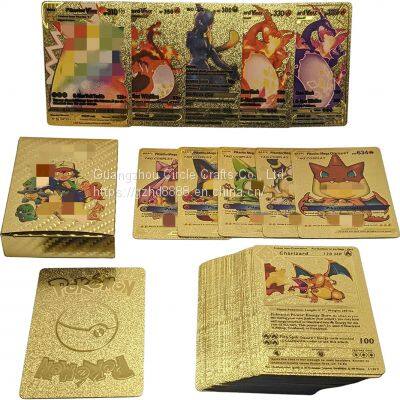 Pokémon Gold Foil Card Card Dream Gold Foil Card Anime Cartoon Small Elves Pokémon Hot Stamping Card photo-4