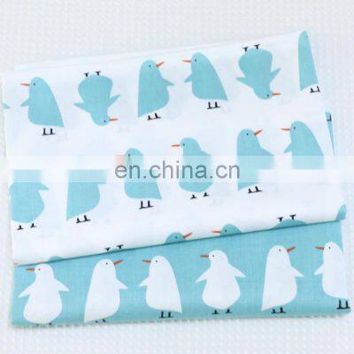 Cotton Printed Fabric 1.6 Meters Wide Cartoon Penguin Kindergarten Students Bedding Cotton Fabric Wholesale photo-2