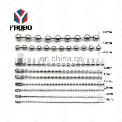 Customized Wholesale Ball Beads Chain Chains For Necklace Bracelet Jewelry Making Welding Beads Chain photo-5