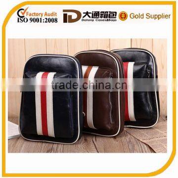 fancy hot sale leather men wasit bag