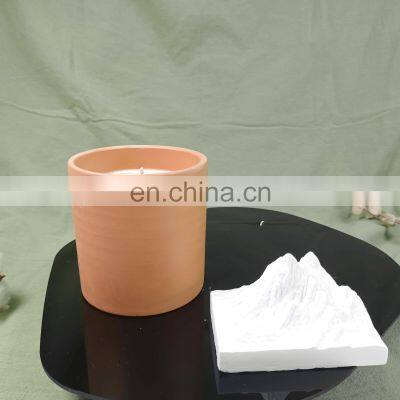 ENO Bulk Custom Fragrance Candle Terracotta Candle Best Natural Scented Candles for Home Decoration