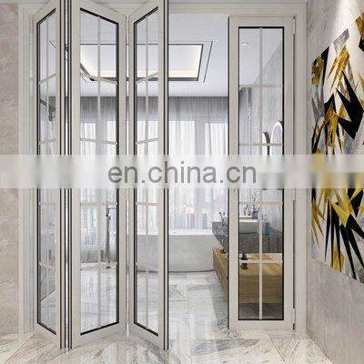 Professional Production Fashion Modern Aluminum Doors System Aluminum Glass Bifold Door