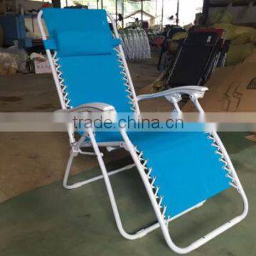 White Tube Zero Gravity Recliner Chair