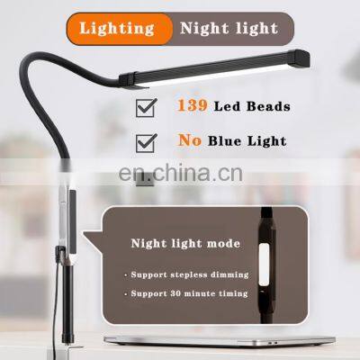 Flexible LED Book Lights Eye Protection Reading USB LED Desk Lamps Screen Light Clip Computer Lighting photo-4