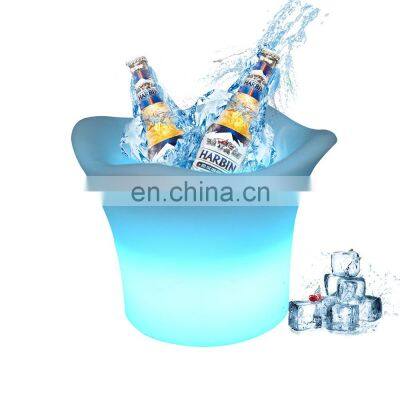 Wine Cooler with CE Approval RGB Color Change Battery Control Drink Barware KTV Bars Wine Champagne Beer Cooler