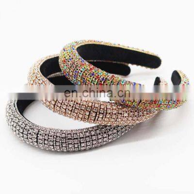 In Stock 2020 Bling Designer Diamond Women Rhinestone Headbands photo-5