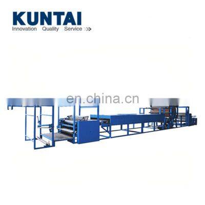 Hot melt powder transfer coating machine for basic materials