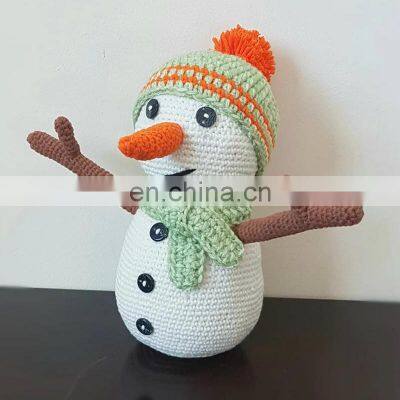 Hot Sale Crochet Snowman, Amigurumi Christmas doll Kid's Toy crochet toy for baby Vietnam Supplier Cheap Wholesale