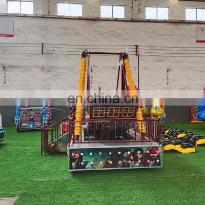 Funny amusement park viking games equipment mini pirate boat swing ship equipment for sale