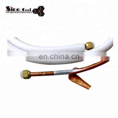 Zentralklimaanlage isolierte Kupferrohre PVC-beschichtete Kupferrohre Rohre mit Mutter Hohe Qualität photo-4