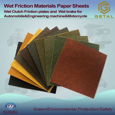 Automobile transmission clutch friction materials paper