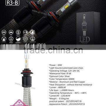 Guangzhou Directly Factory Tinsin 40w 4800lm Led Car Headlight Rocket3-B 9012 Led Bulb photo-2