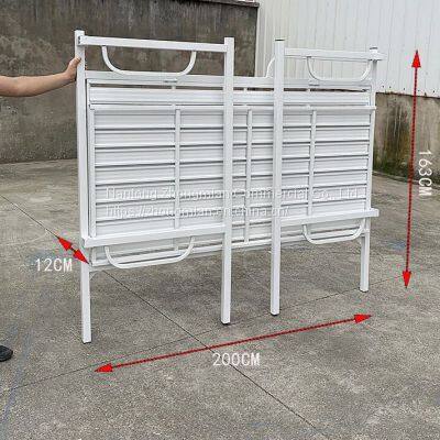 Cheap and Convenient Assembled Steel Made Single Bed and Double Layer Bed photo-5