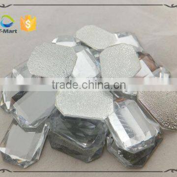 Crystal Rectangle Acrylic Stone for Hot Fix