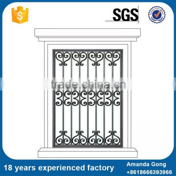 House decor euopean common design wrought iron window grill                        
                                                Quality Choice