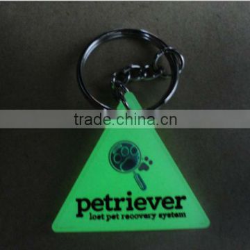 company logo acrylic keychain, customized high quality acryl key chain for promotion