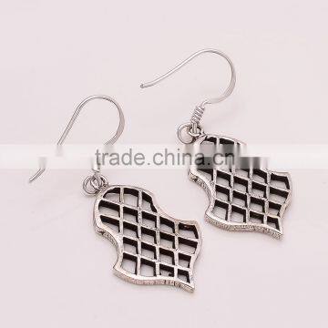 925 SOLID STERLING FINE SILVER RAJASTHANI OLD & ANTIQUE SILVER EARRINGS