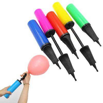 Neuer Stil Mini-Luftpumpe, tragbare Macaron-Original Kunststoffhandpumpe für Latex- und Folienballons