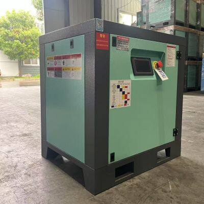 Low Noise Wholesale 7.5kw 10hp 40cfm Rotary Screw Air Compressor Machine for Industrial Work