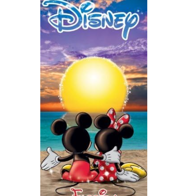 Wholesale Mickey Mouse Minnie Sunset Florida Beach Towel Spring Summer