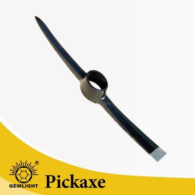 Heavy Duty Rail Steel Cutter Mattock Pickaxe with Wooden Handle for Agriculture Digging and Landscaping Tool