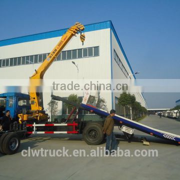 2015 Dongfeng wrecker towing truck with crane, 4x2 truck mounted crane