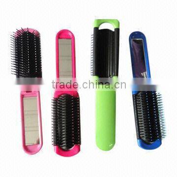 hair brush comb mirror set