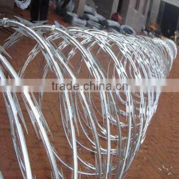 electric galvanized razor barbed wire