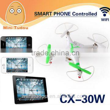 2015 top popular hot sales CX-30W 2.4G 6 Axis Drones phone wifi control