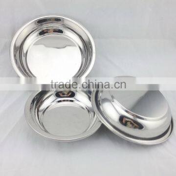 stainless steel dinner plate & dishes