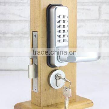 OSPON Mechanical Keyless Door Lock Stain chrome import from china OS2209B                        
                                                Quality Choice