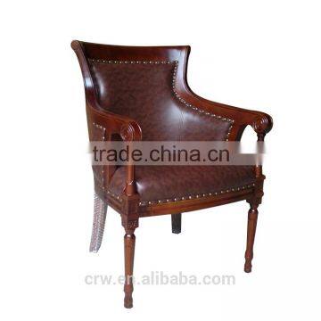 RCH-4127 Reproduction antique leather arm chair home furniture                        
                                                Quality Choice