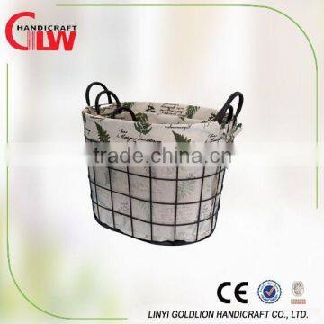 large wire basket wire laundry basket laundry basket with lining