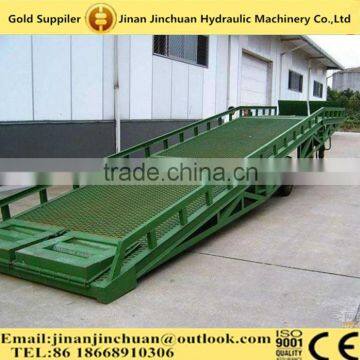 8t container ramp CE-approved Forklift Mobile ramp Hydraulic for loading and unloading container mobile dock ramp