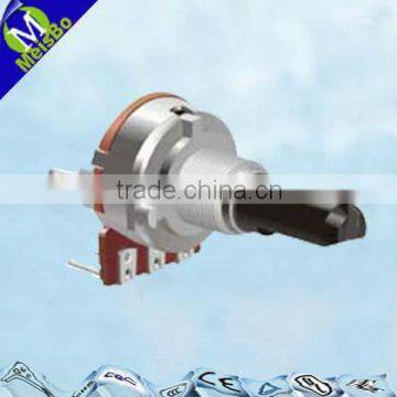 Exclusive potentiometer with push push switch