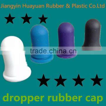 Samples in stock silicone suction rubber head for dropper