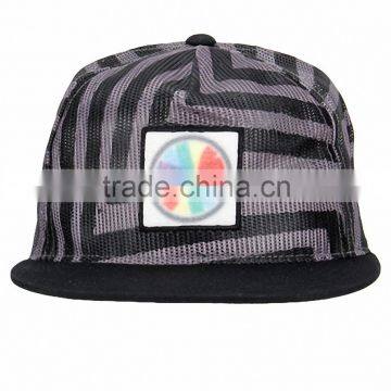 Guangzhou Guangjia Factory Printed Character Applique Logo Mesh Trucker Hats photo-2